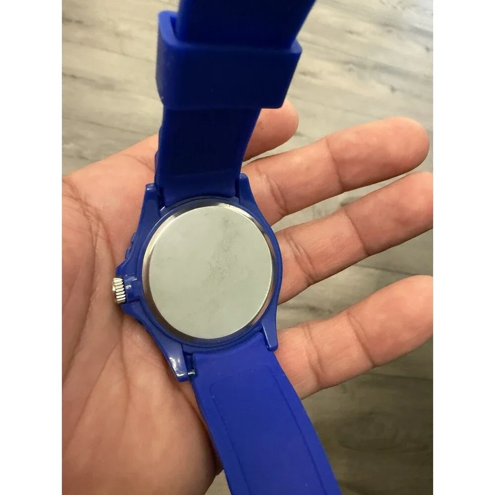NOS Blue Australia Flag Quartz Watch Rotating Bezel Fresh Battery Unisex